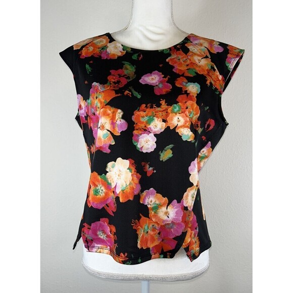 Robert Rodriguez Helen Peplum Floral Print Top Size 12 - Picture 1 of 11
